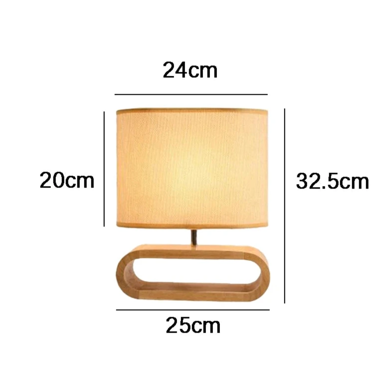 lampe de bureau bois