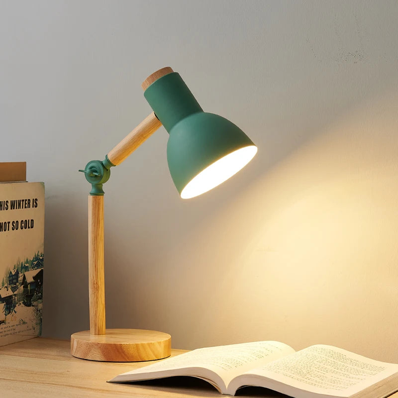 lampe de bureau verte