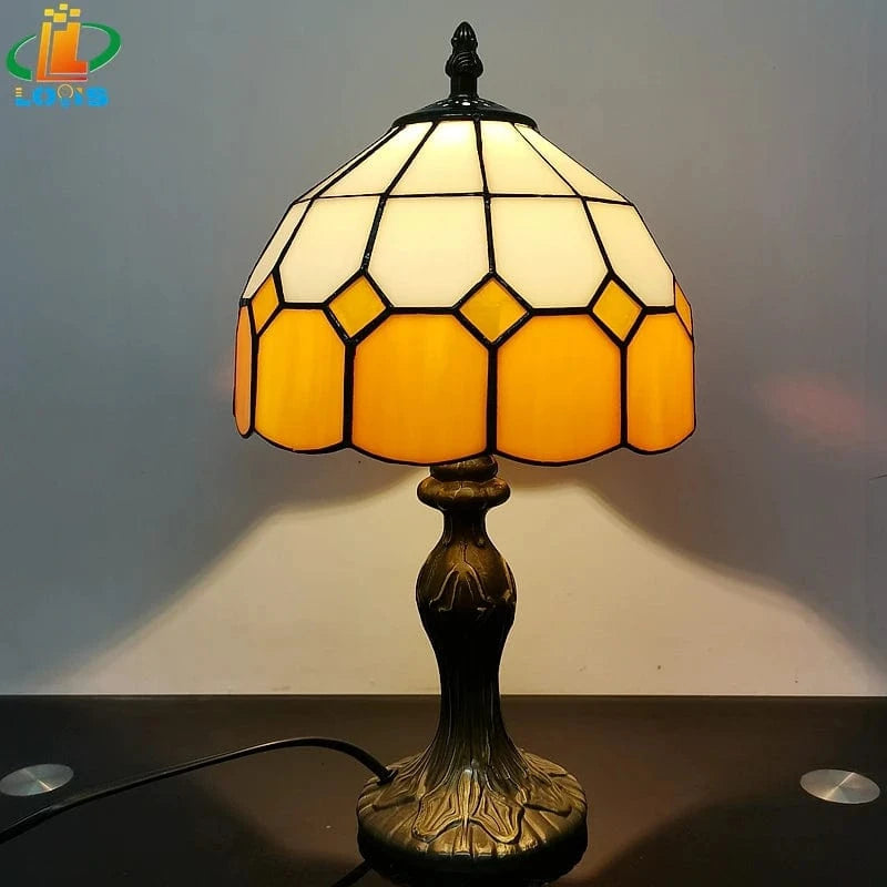 lampe de bureau italienne vintage Orange