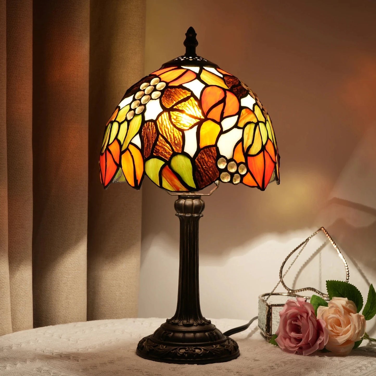lampe de bureau tiffany Fleur
