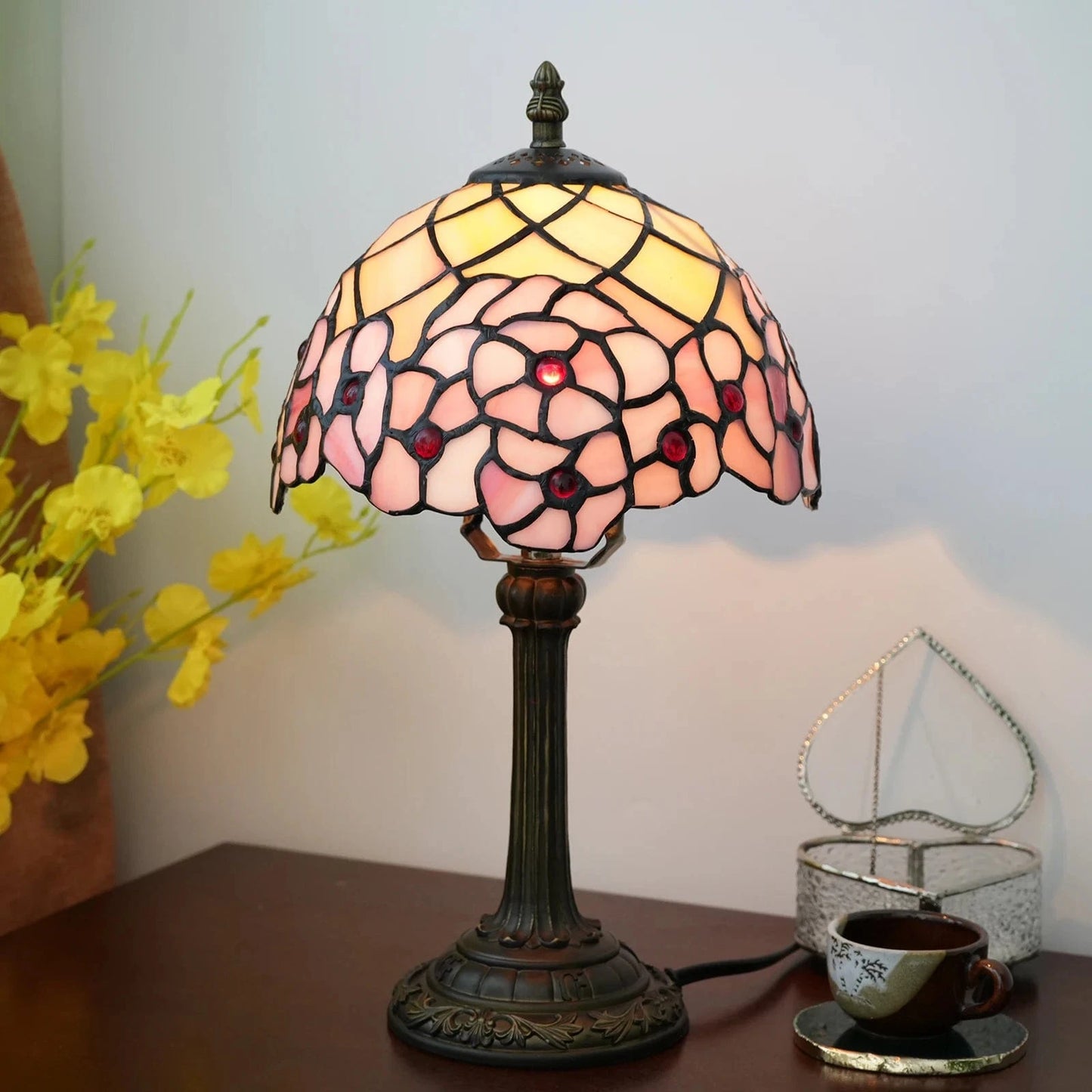 lampe de bureau tiffany sakura