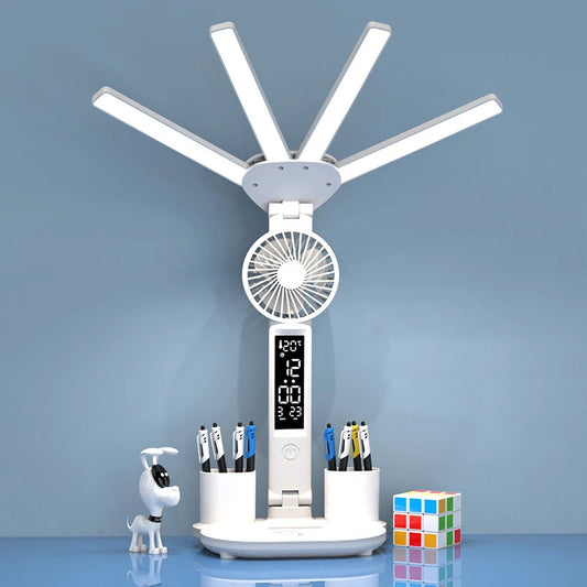 lampe de bureau avec rangement couleurs enfant