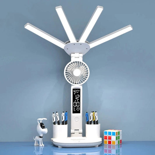 lampe de bureau avec rangement couleurs enfant