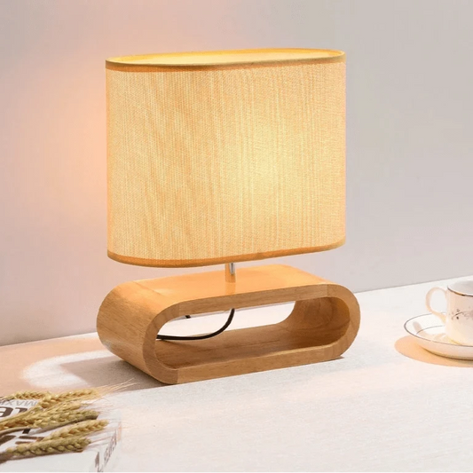 lampe de bureau bois