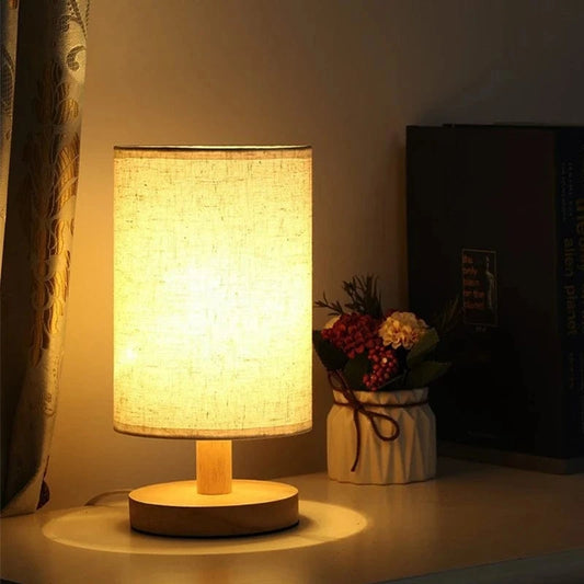 lampe de bureau bois design