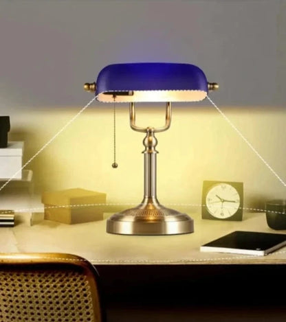 lampe de bureau chrome vintage
