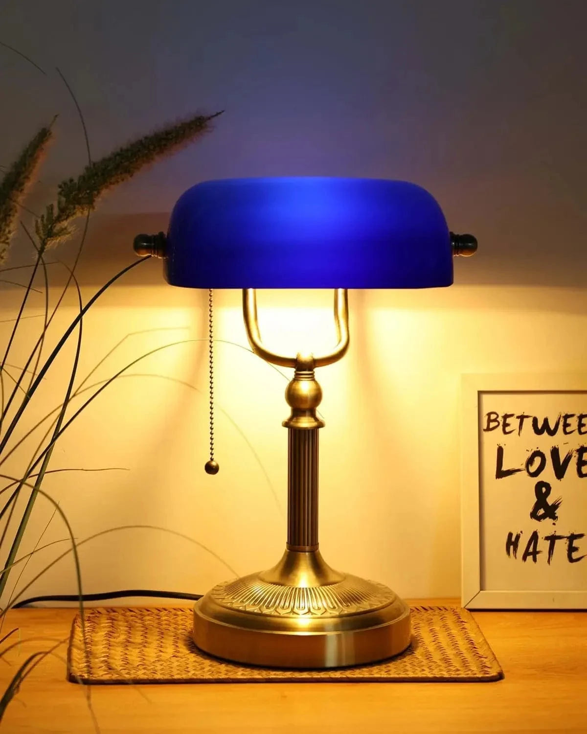 lampe de bureau chrome vintage