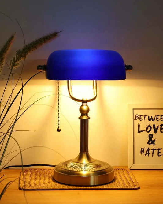lampe de bureau chrome vintage