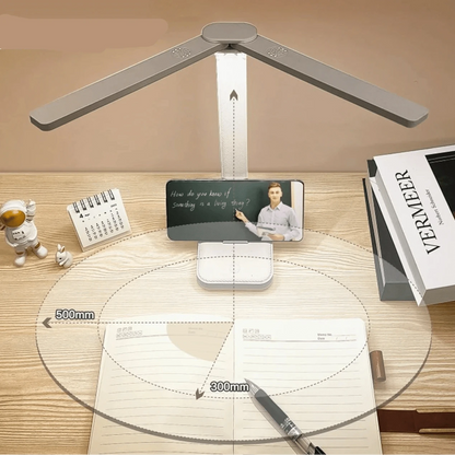 lampe de bureau design industriel rose