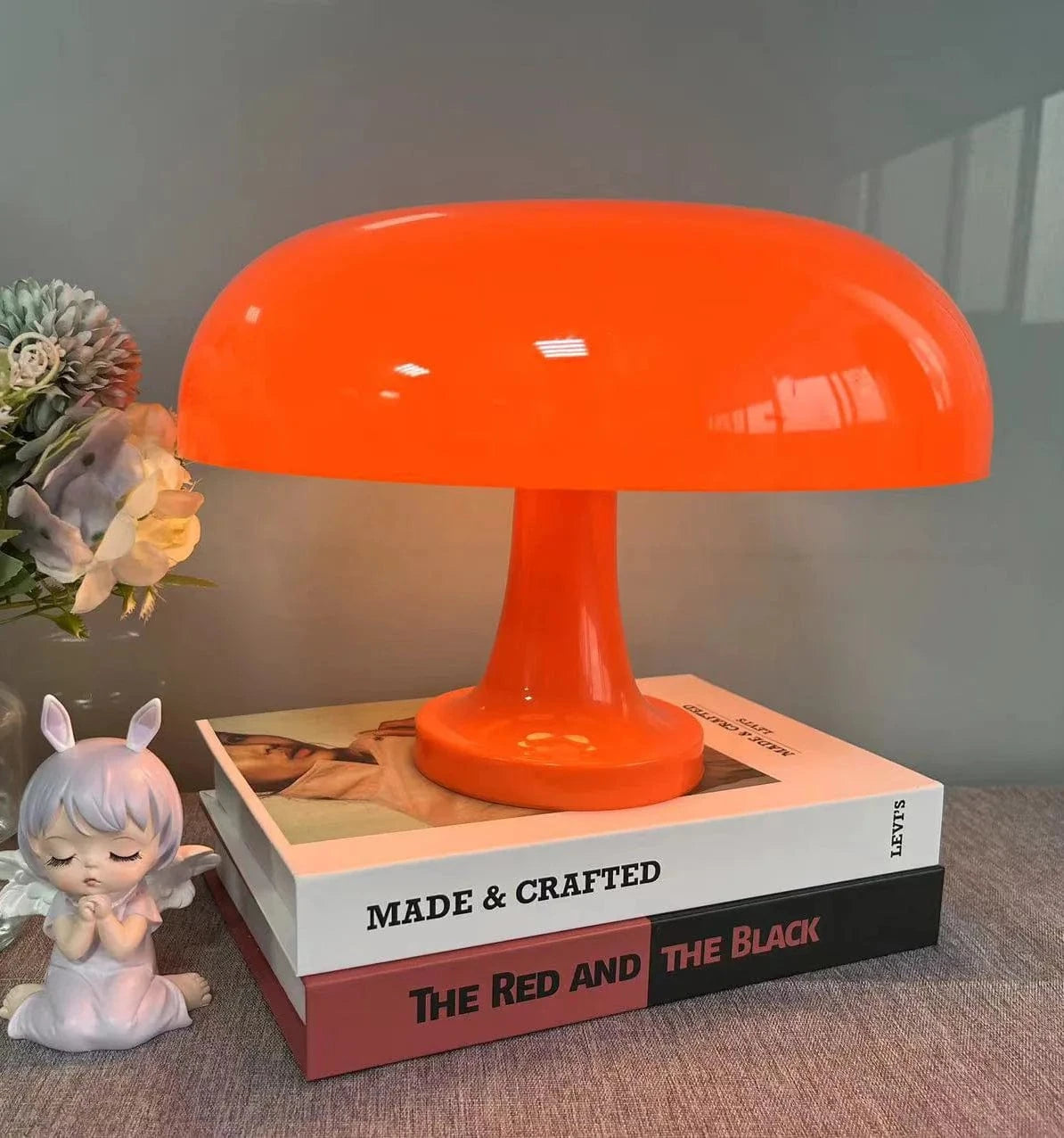 lampe de bureau designer orange