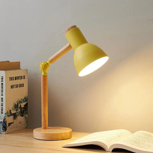 lampe de bureau jaune