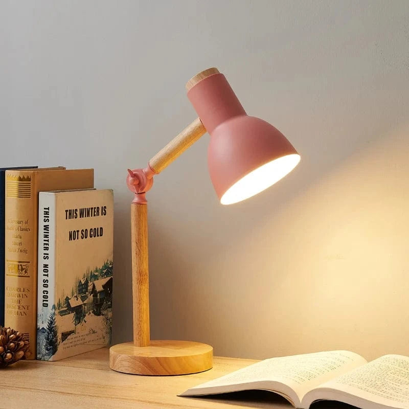 lampe de bureau rose