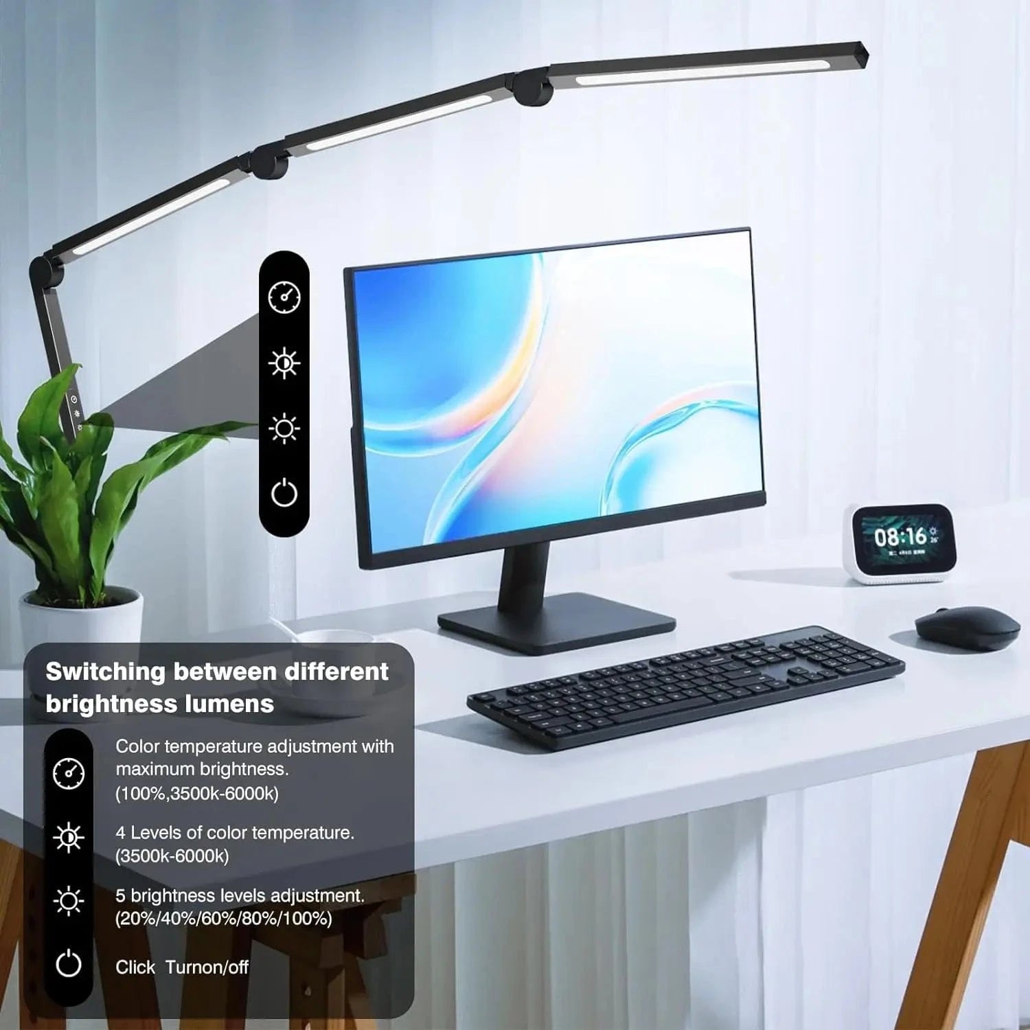 lampe pince bureau